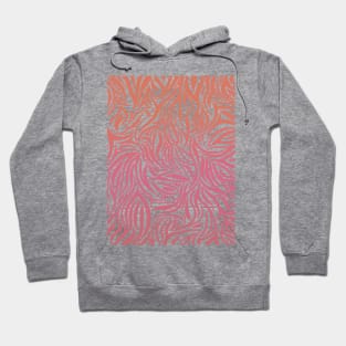 Sunset Zebra print Hoodie